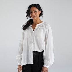 Hazel Blouse - White