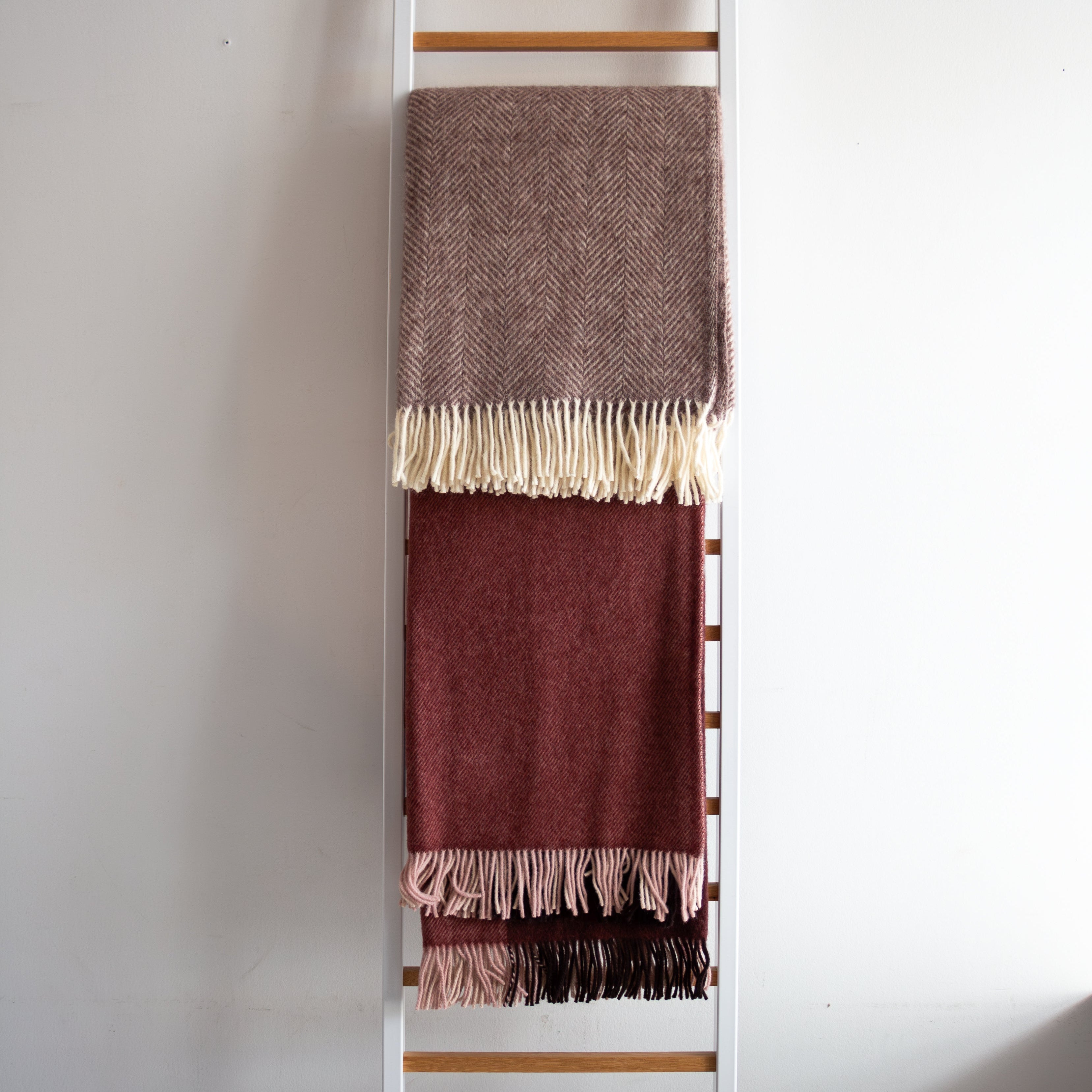 Brookside Throw - Beetroot