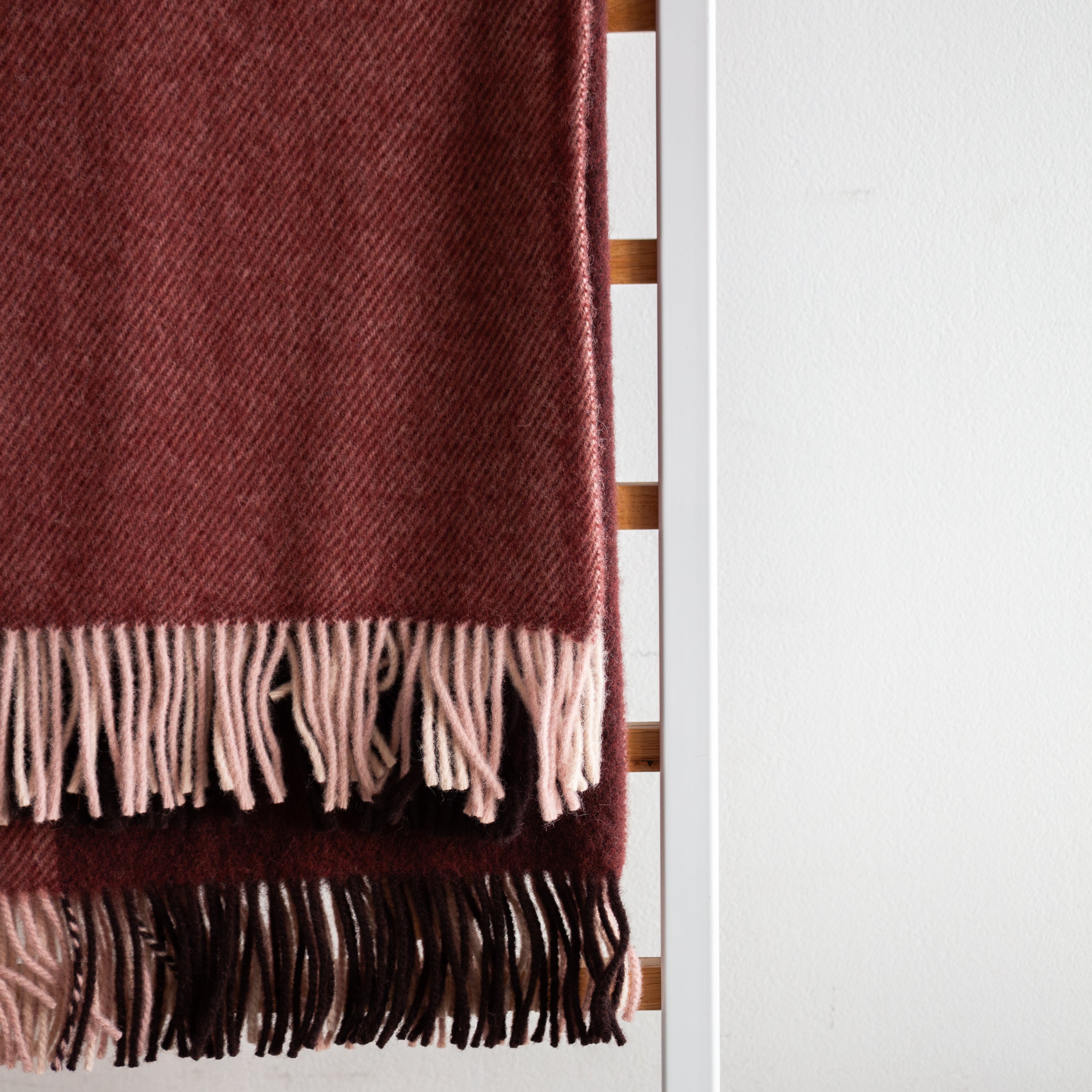 Brookside Throw - Beetroot