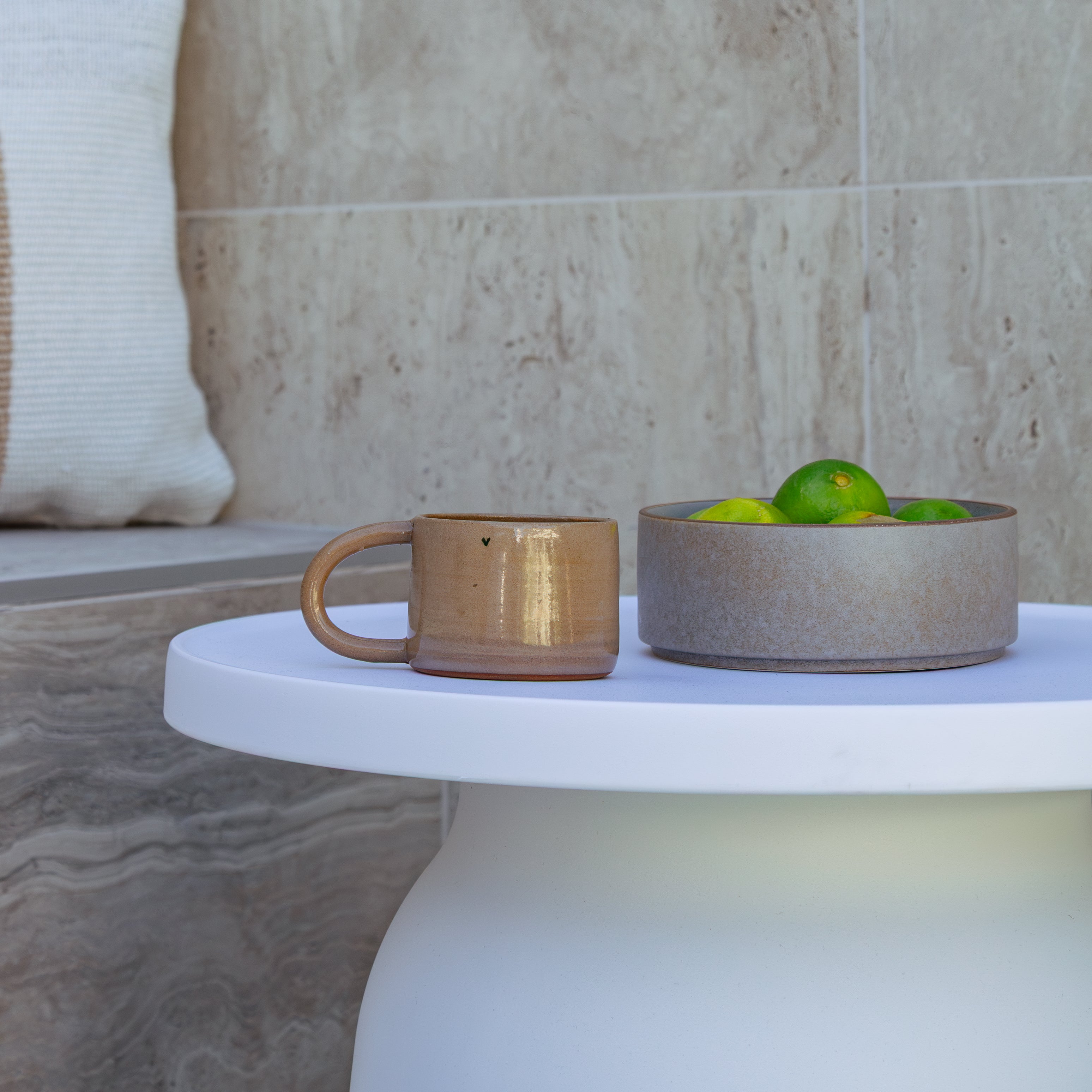 Lotti Raised Bowl - Clay, 15cm