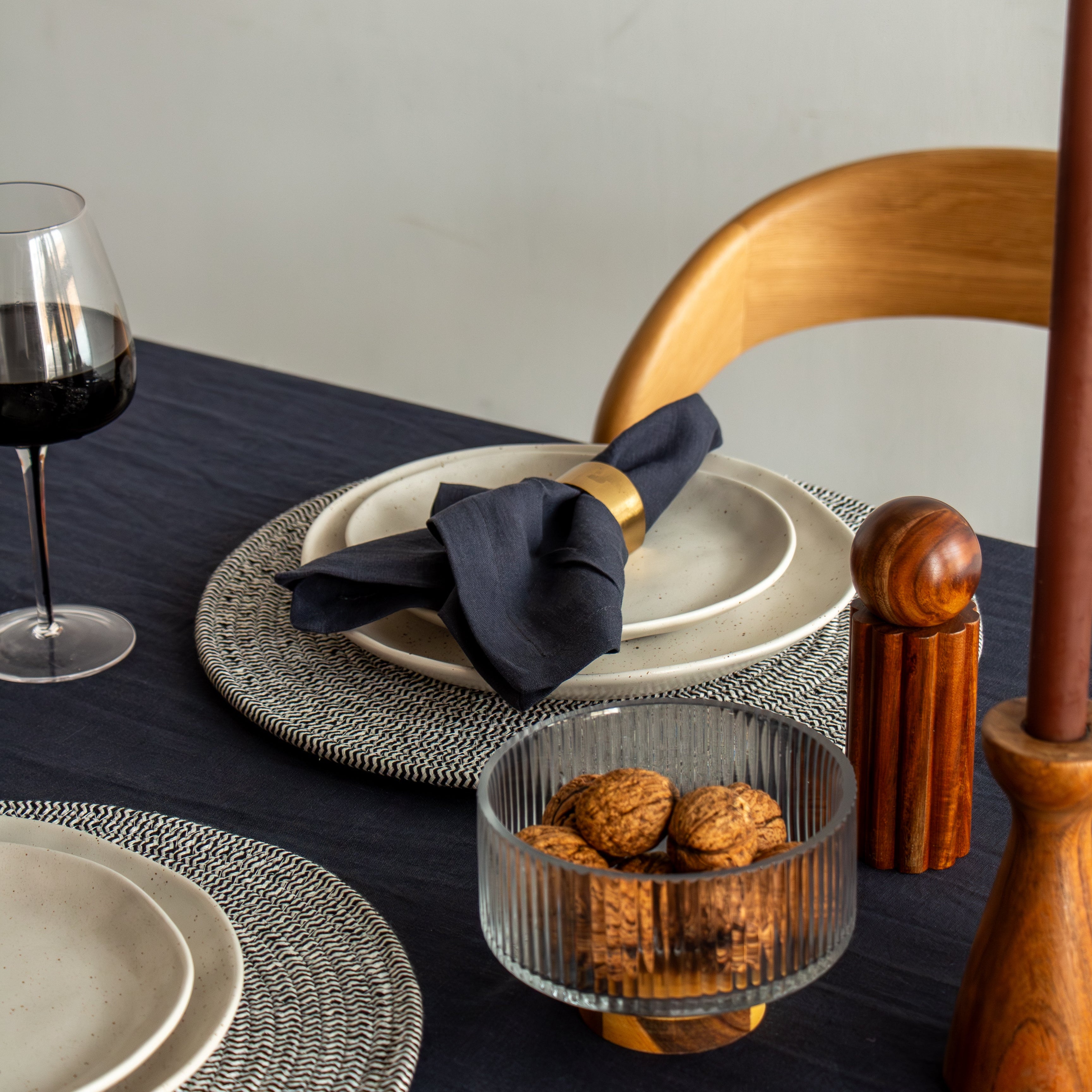 Linen Napkins - Ink (set of 4)