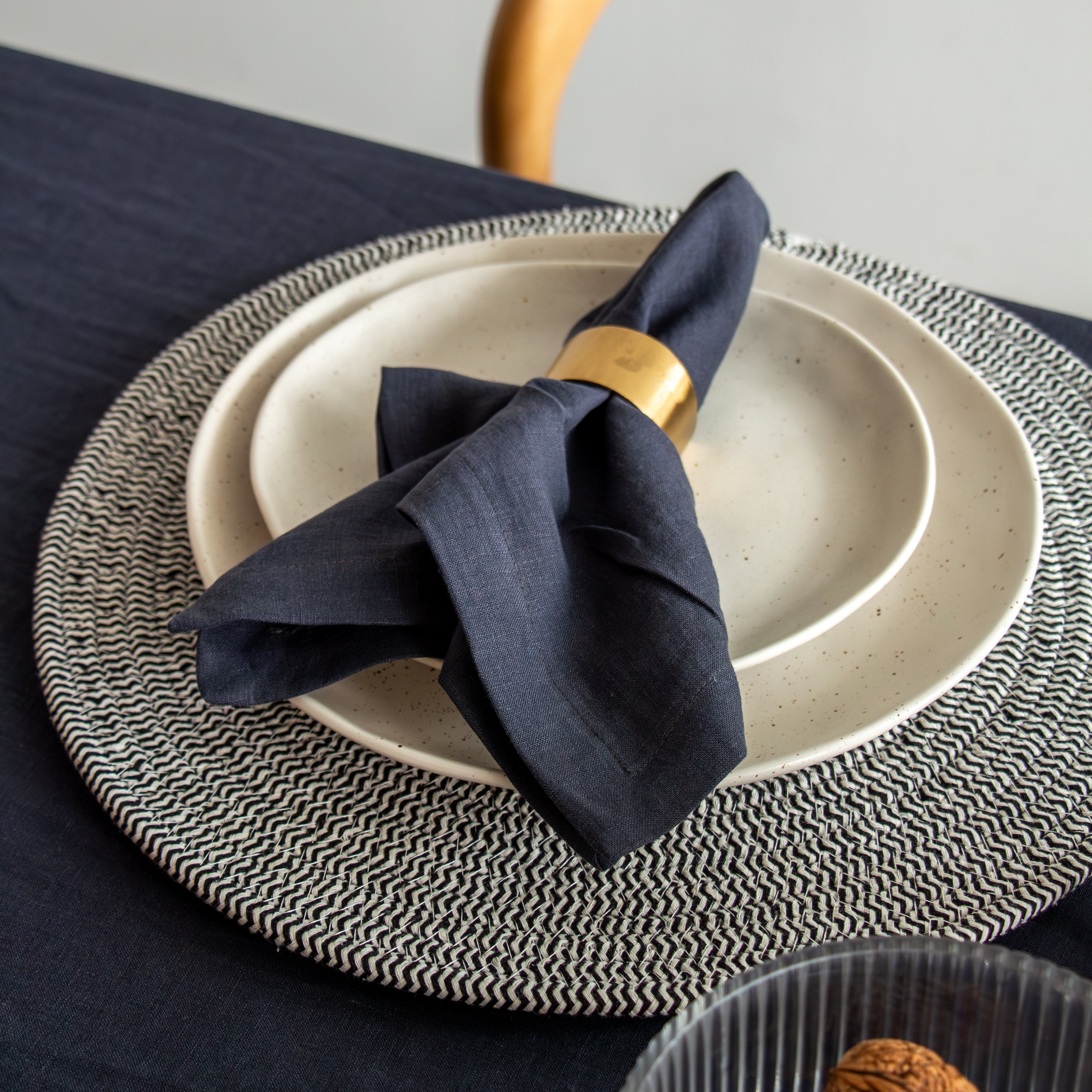 Linen Napkins - Ink (set of 4)