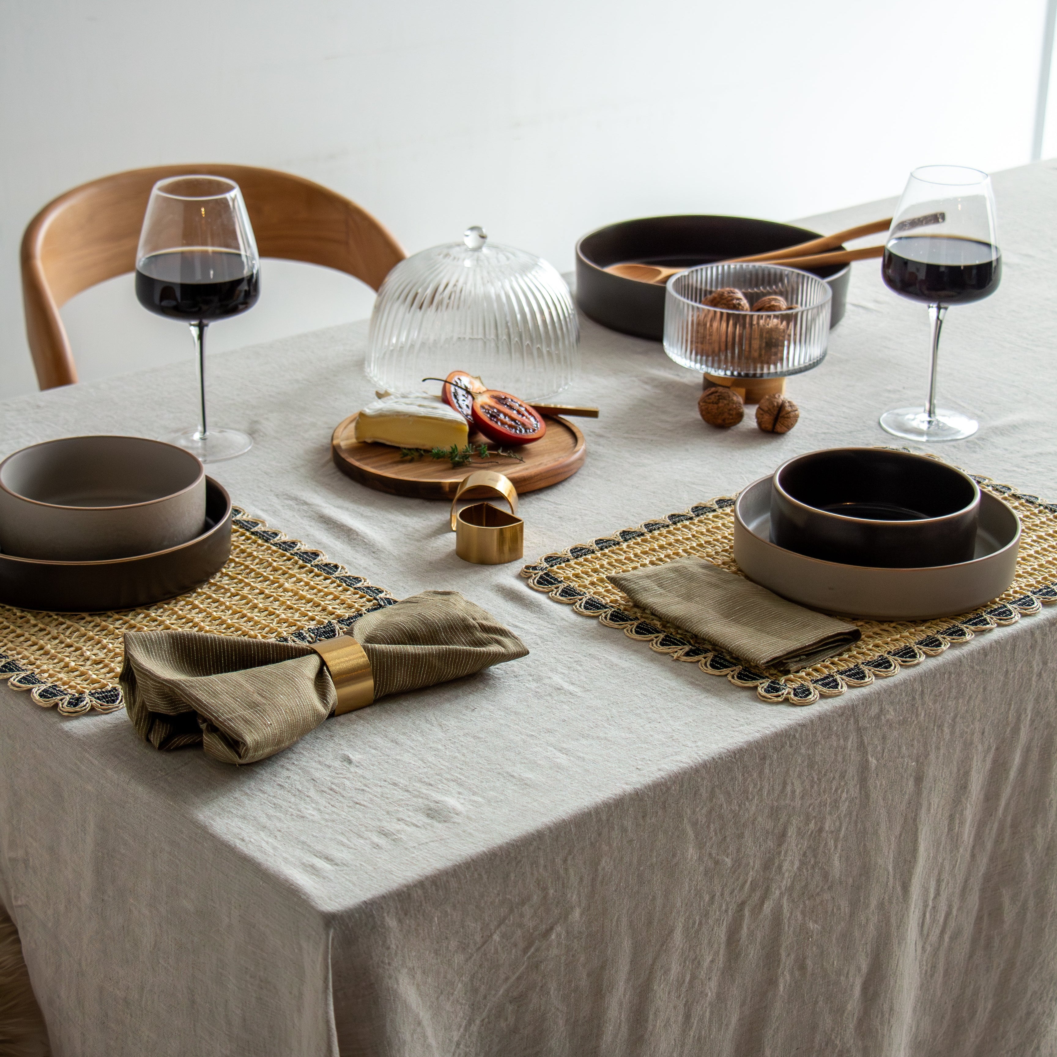 Linen Tablecloth - Oatmeal