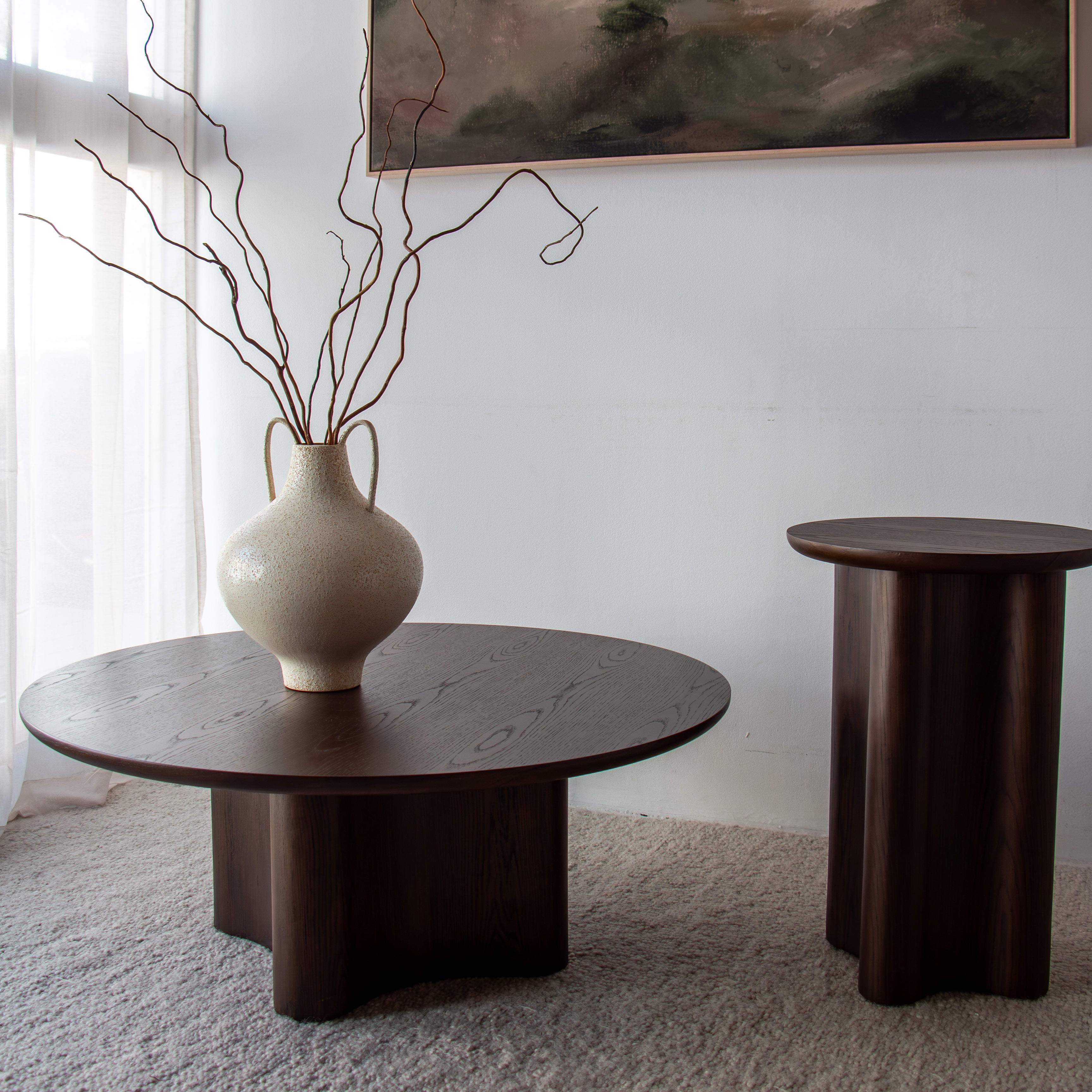 Luma Side table - Dark Oak