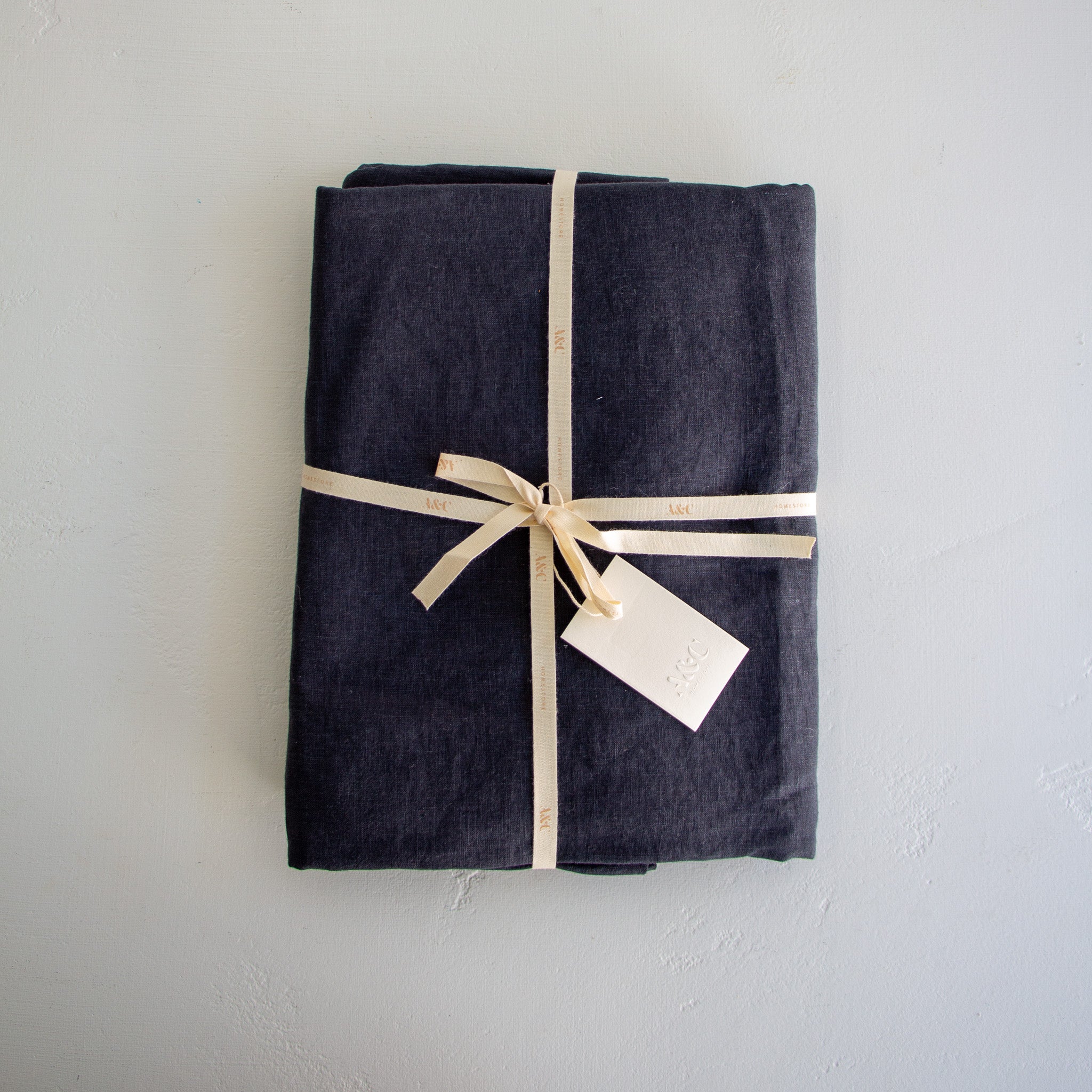 Linen Tablecloth - Ink