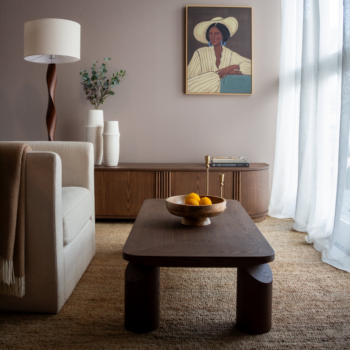 George Coffee Table - Walnut, 120cm
