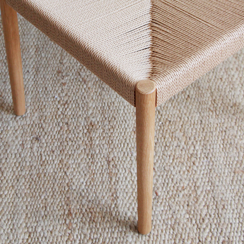 Isaac Cord Chair - Natural Oak