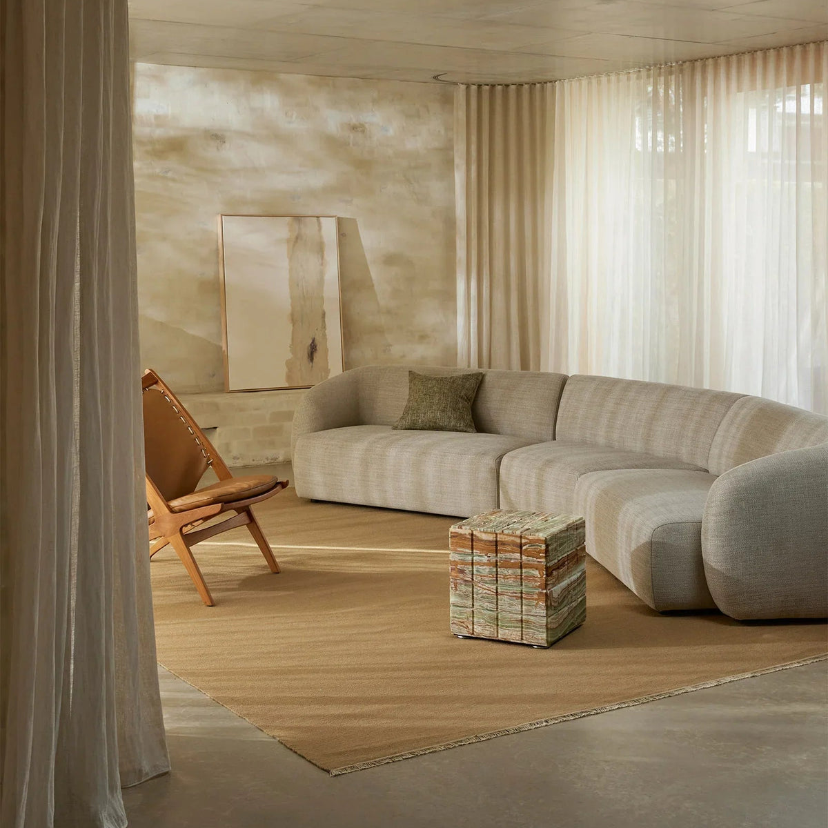 Jacqueline Floor Rug - Brulee