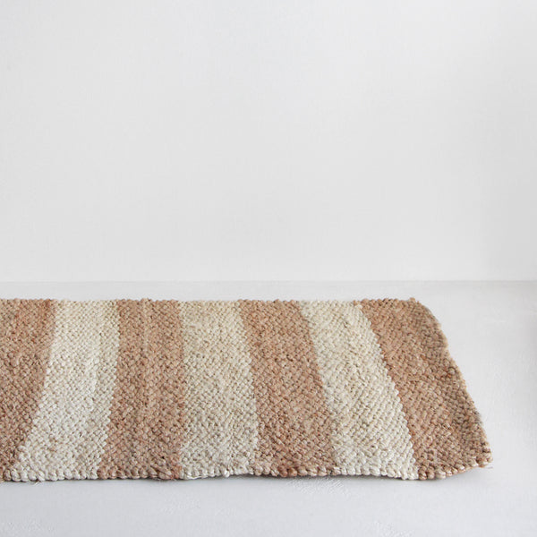 Jute Entrance Mat - Natural Stripe