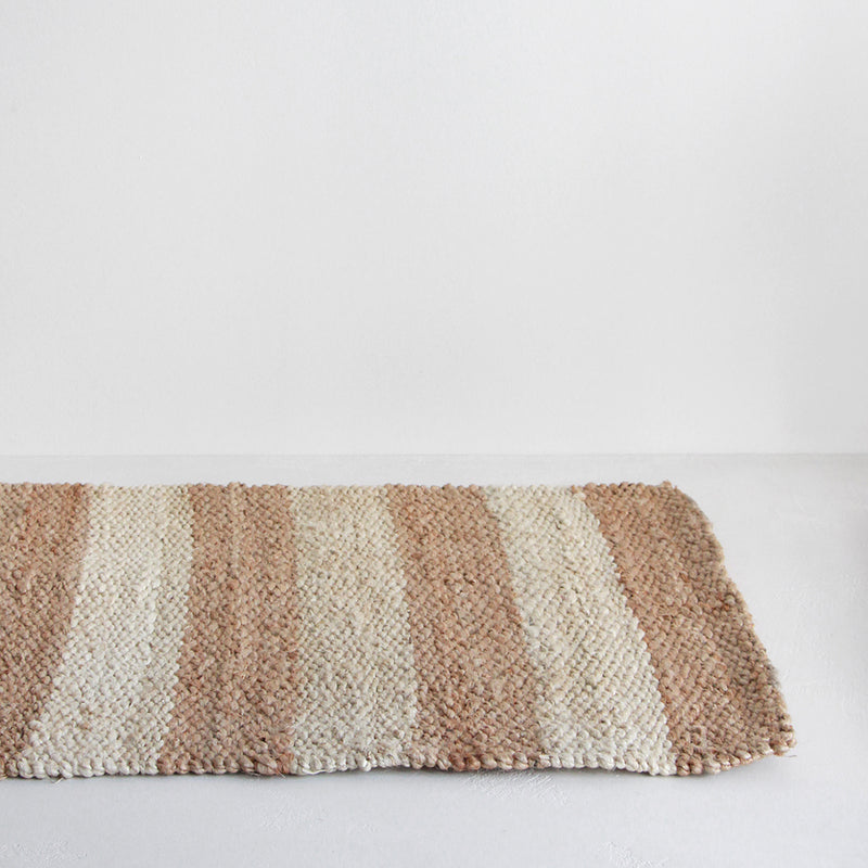 Jute Entrance Mat - Natural Stripe