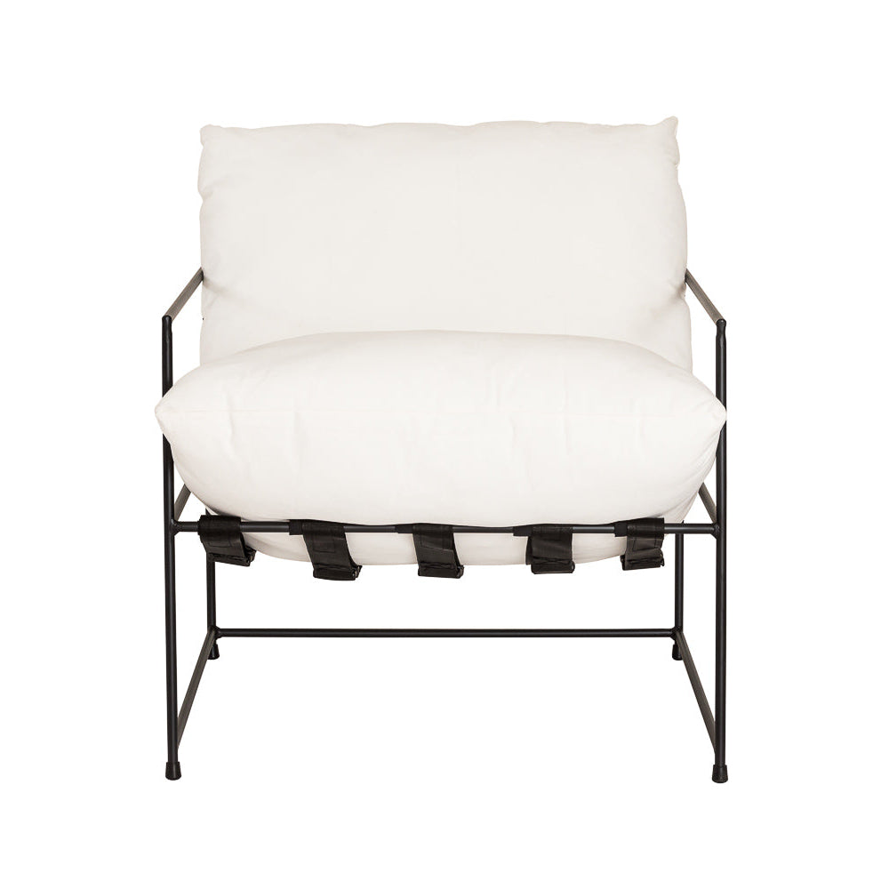 Kara Swing Chair - Natural White