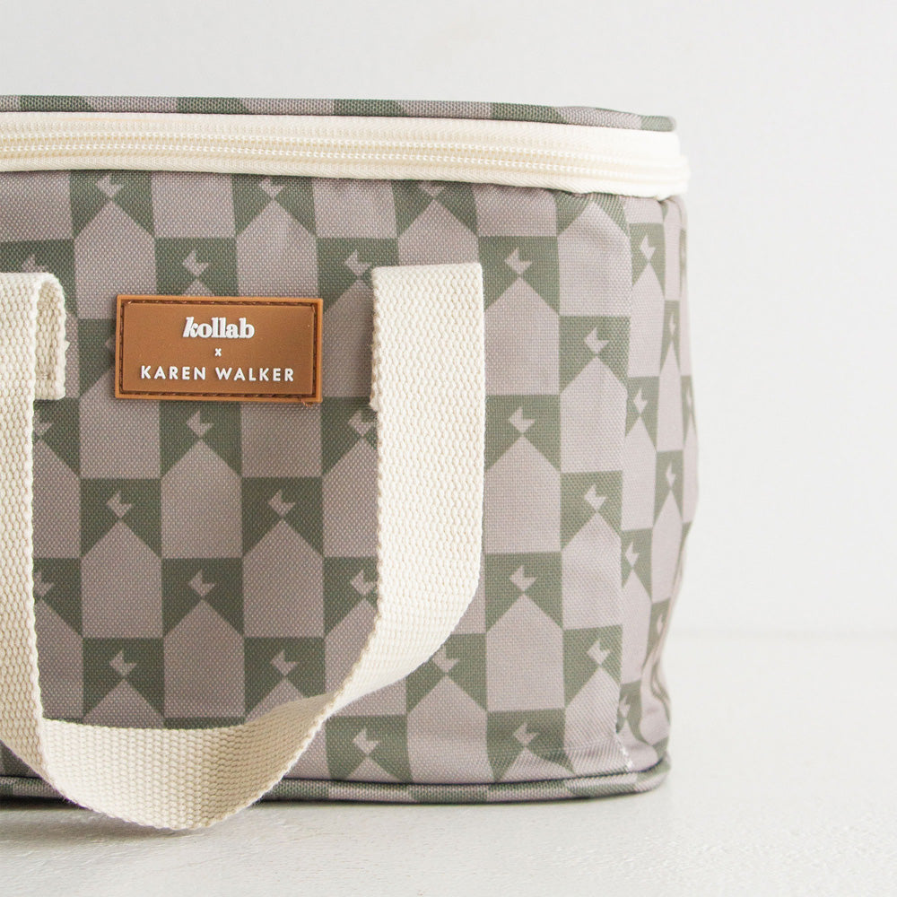 Karen Walker Lunch Box - Sage Monogram
