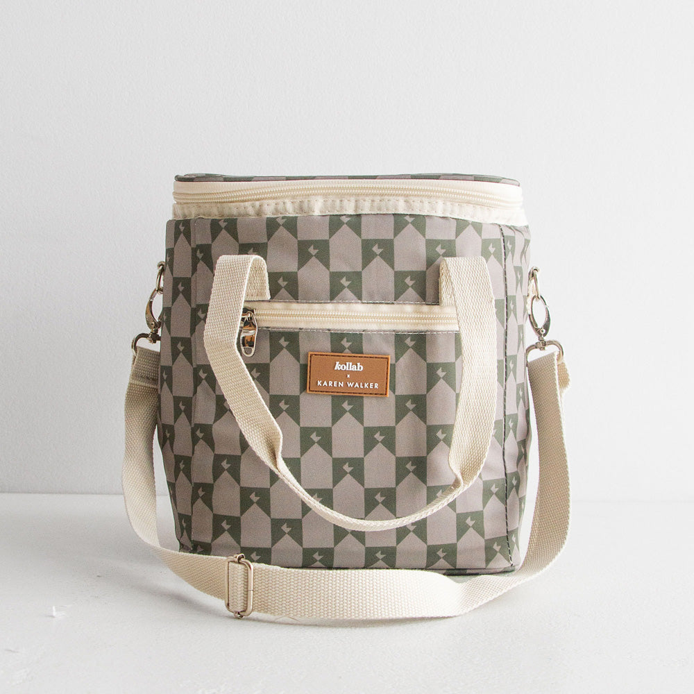 Karen Walker Mini Cooler - Sage Monogram