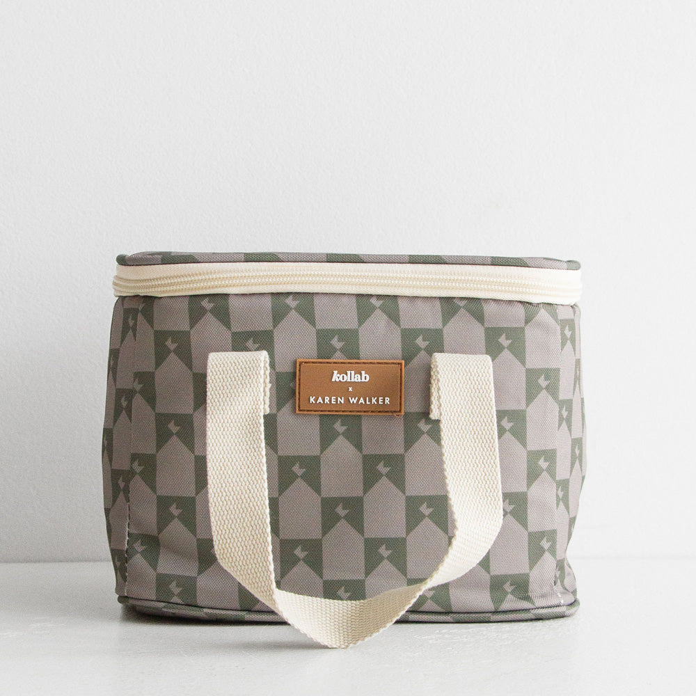 Karen Walker Lunch Box - Sage Monogram