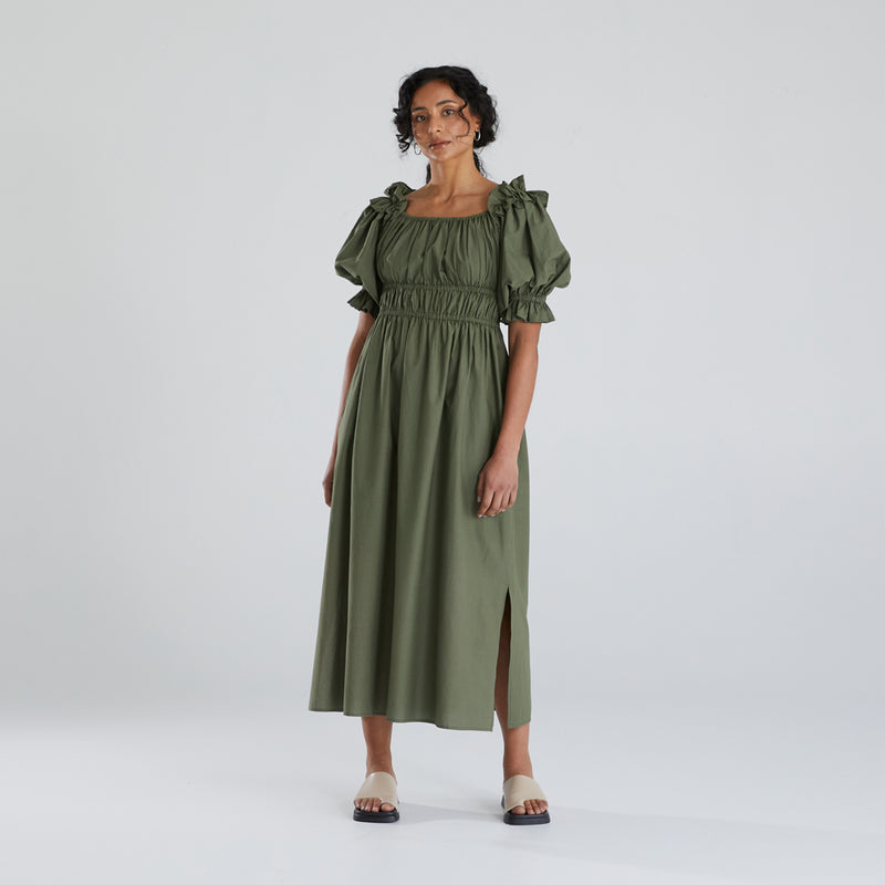 Karla Dress - Khaki