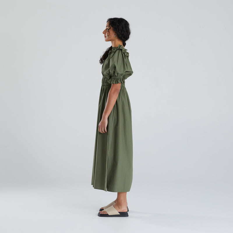 Karla Dress - Khaki