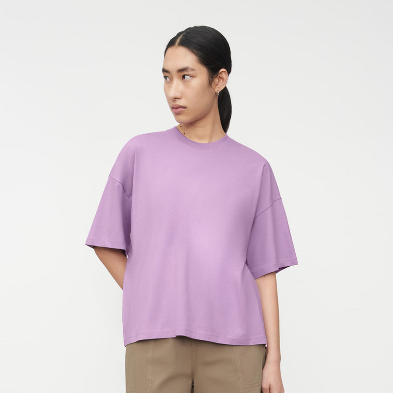 Oversized Boxy Tee - Lavender