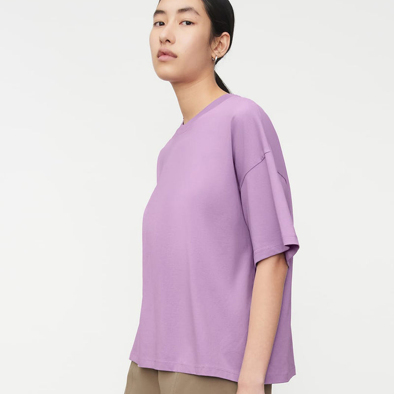 Oversized Boxy Tee - Lavender