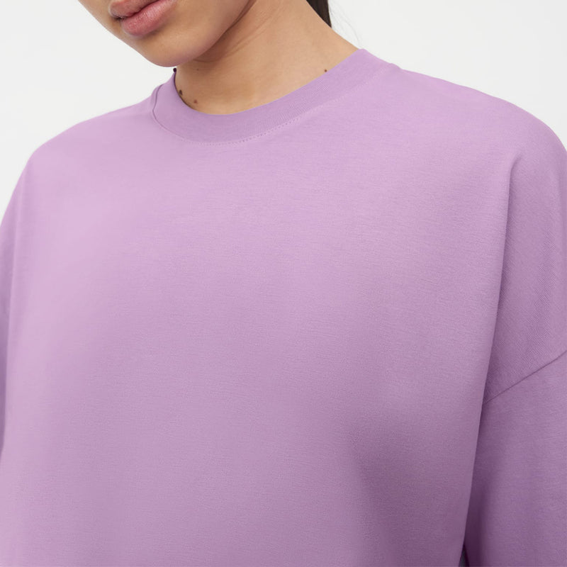Oversized Boxy Tee - Lavender