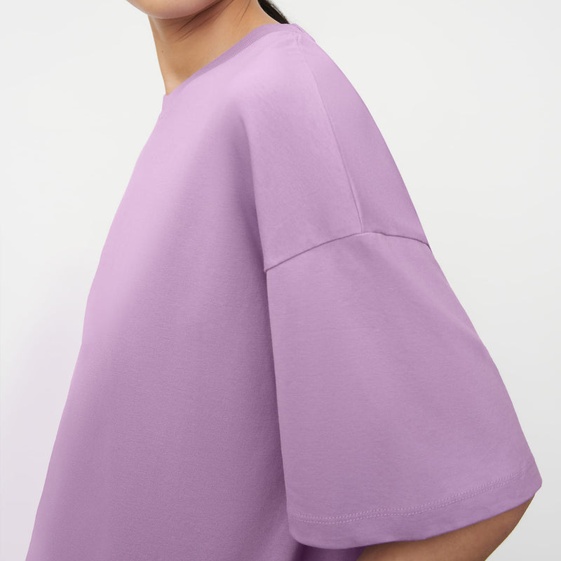 Oversized Boxy Tee - Lavender