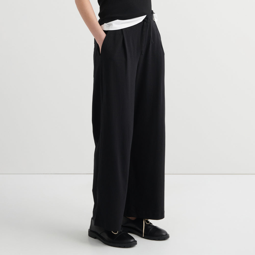 Wide Leg Pant - Black