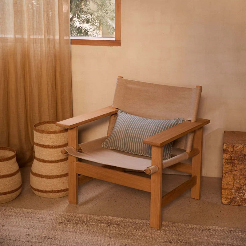 Gia Lumbar Cushion - Sky