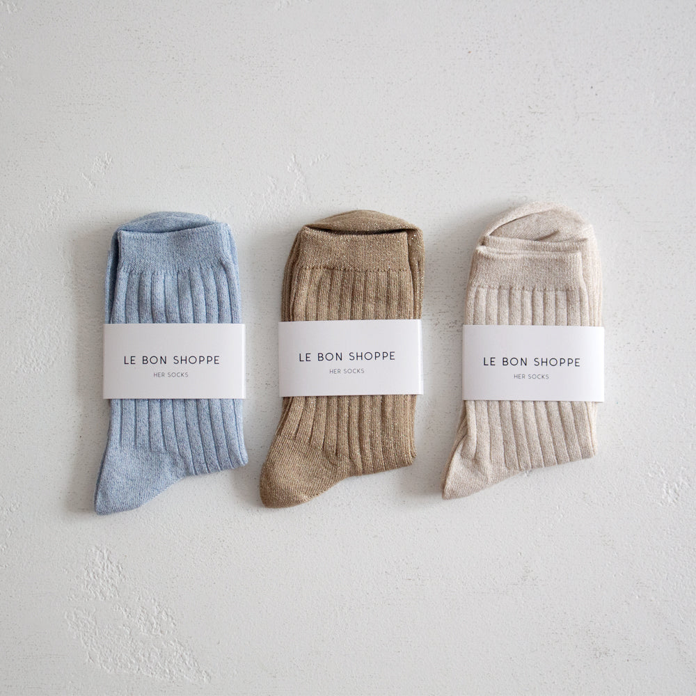 Her Socks  - Ash Glitter
