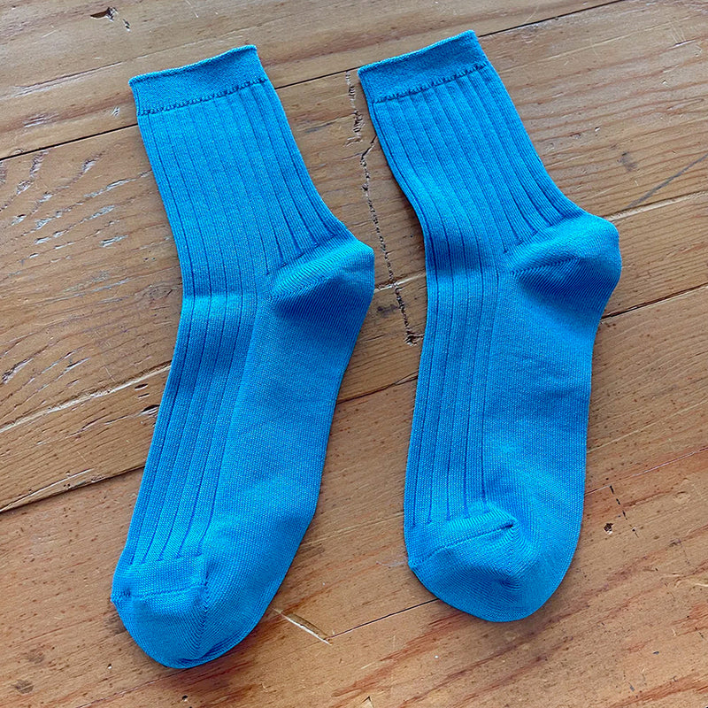 Her Socks - Electric Blue