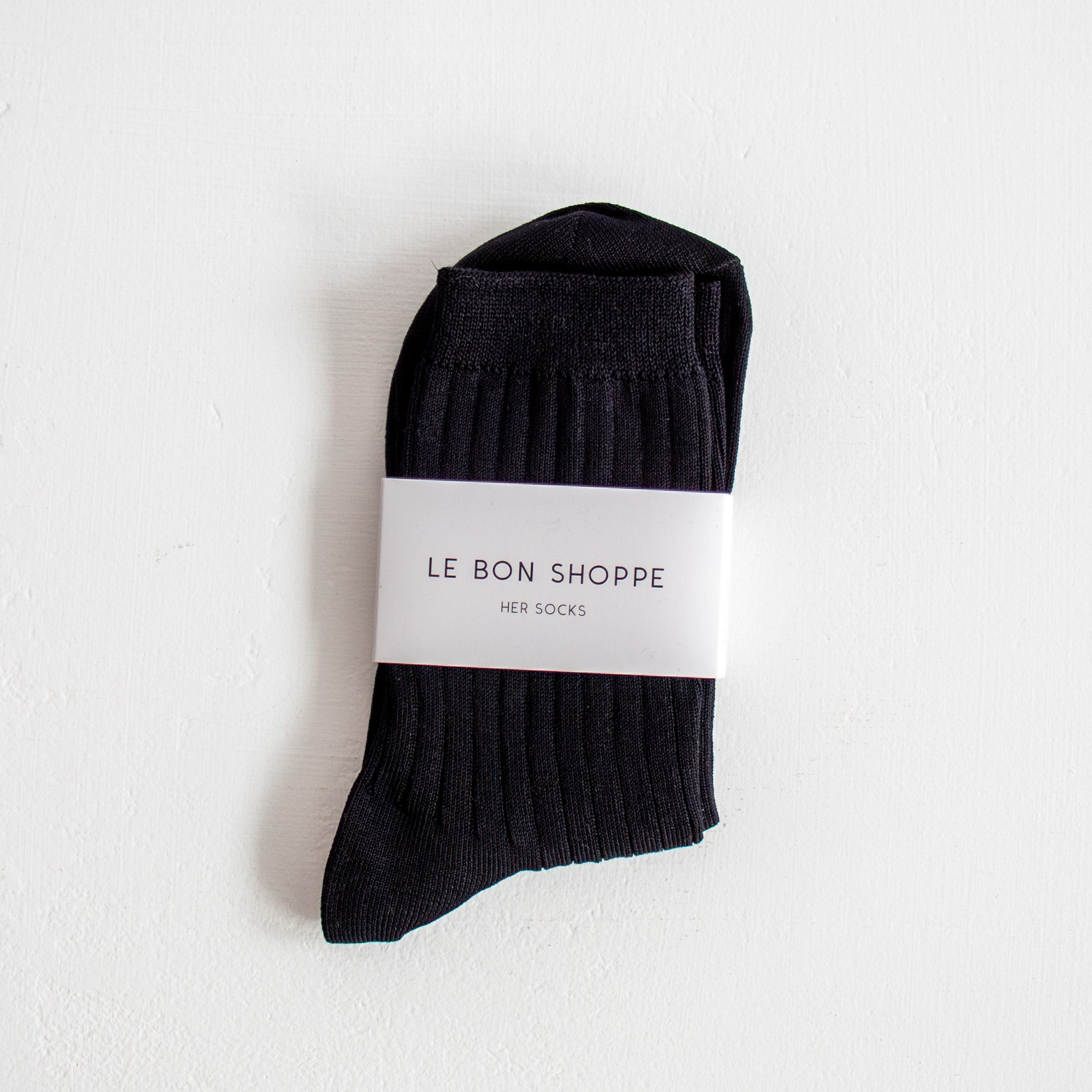 Her Socks - True Black