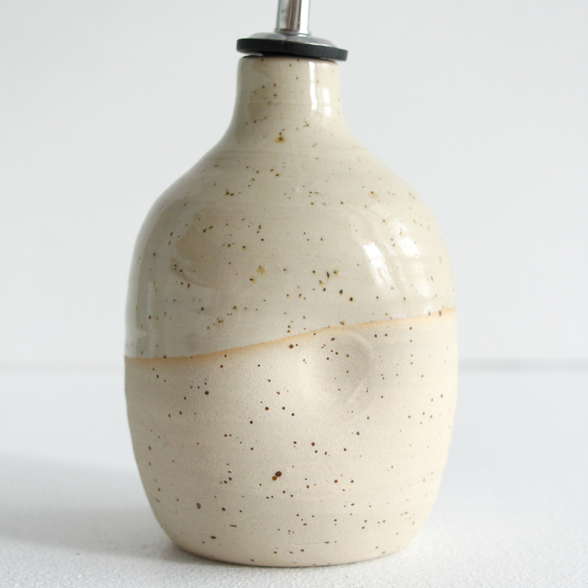 Oil Pourer - Small, Speckled Cream