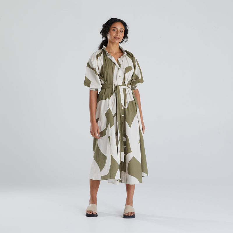 Lillian Dress - Abstract Print