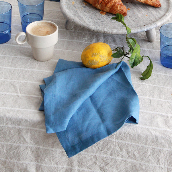 A&C Linen Napkins - Set of 4 - Marine