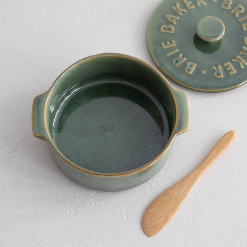 Loire Cer Brie Baker - Olive