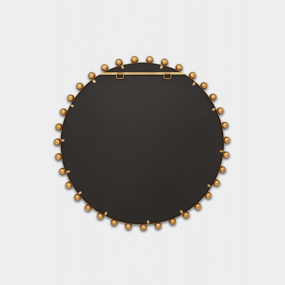 Luna Round Wall Mirror - Gold