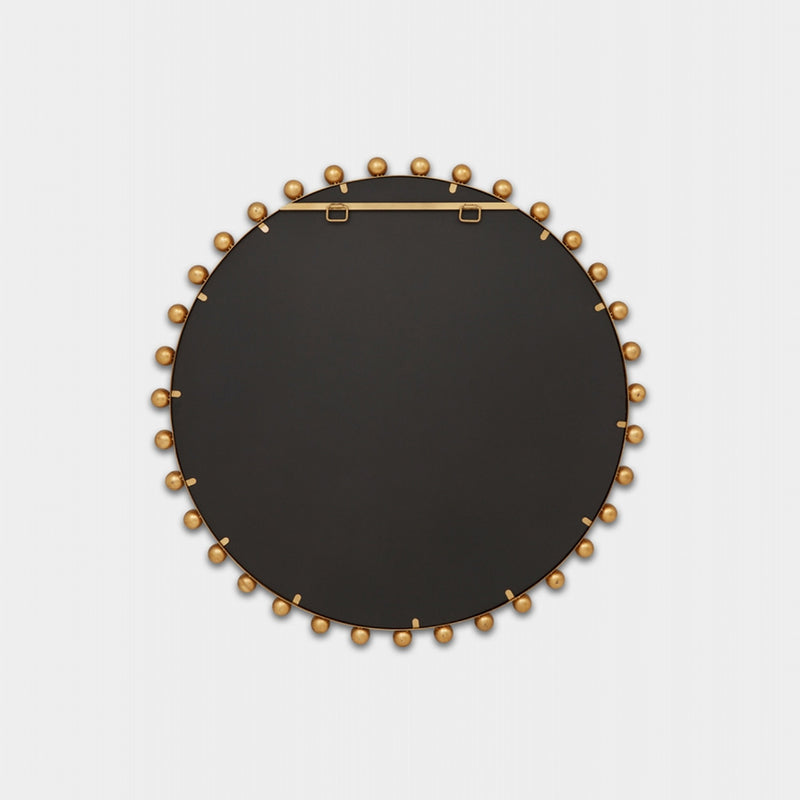 Luna Round Wall Mirror - Gold