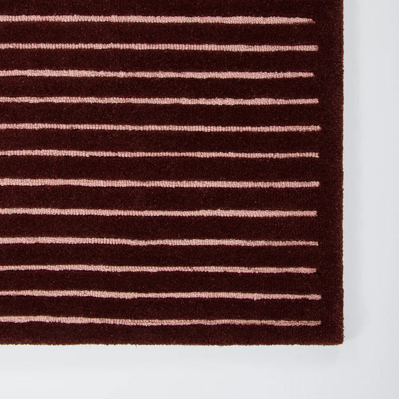 Marlow Floor Rug - Wine