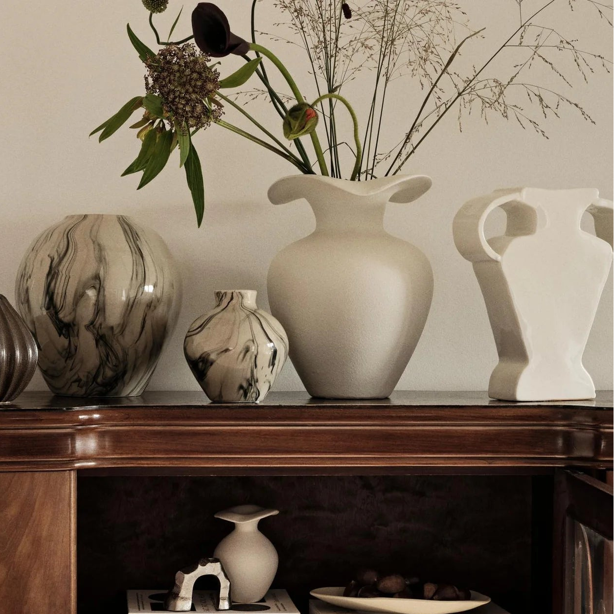 Florentina Vase - Medium, Off White