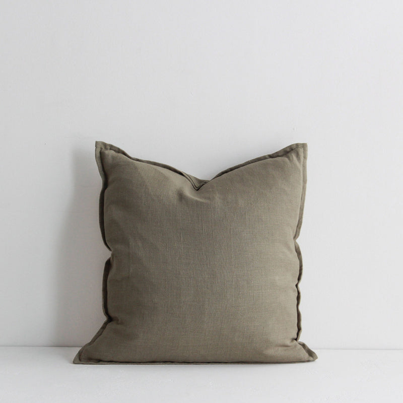 Messina Linen Cushion - Thyme