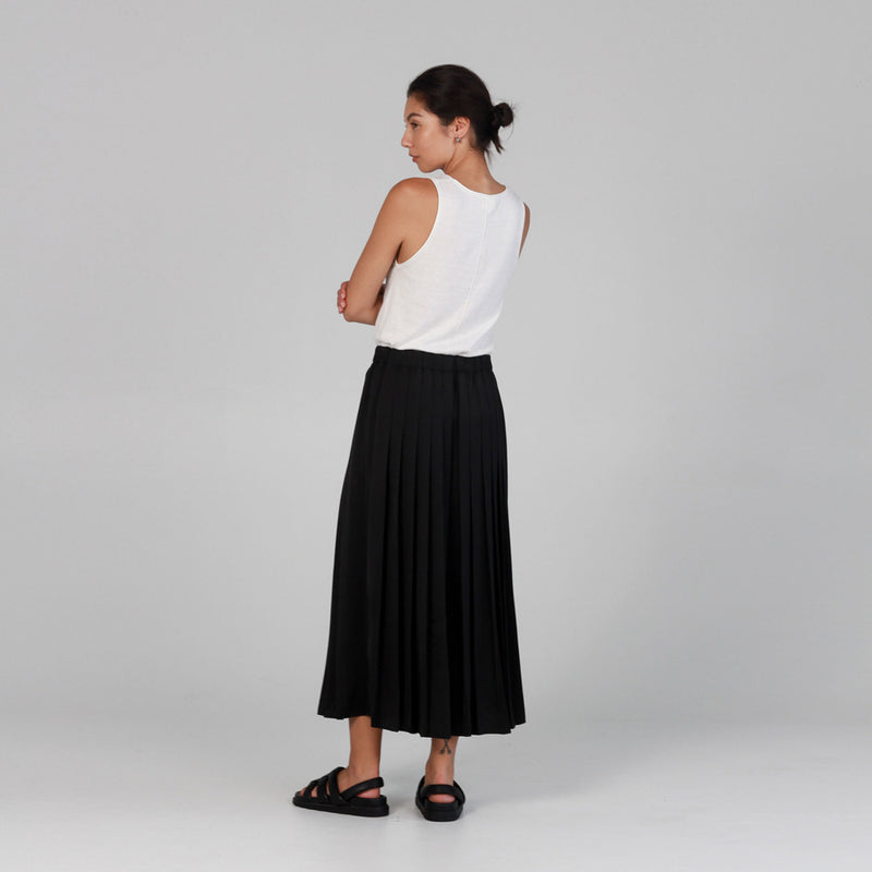 Millie Pleated Skirt - Black