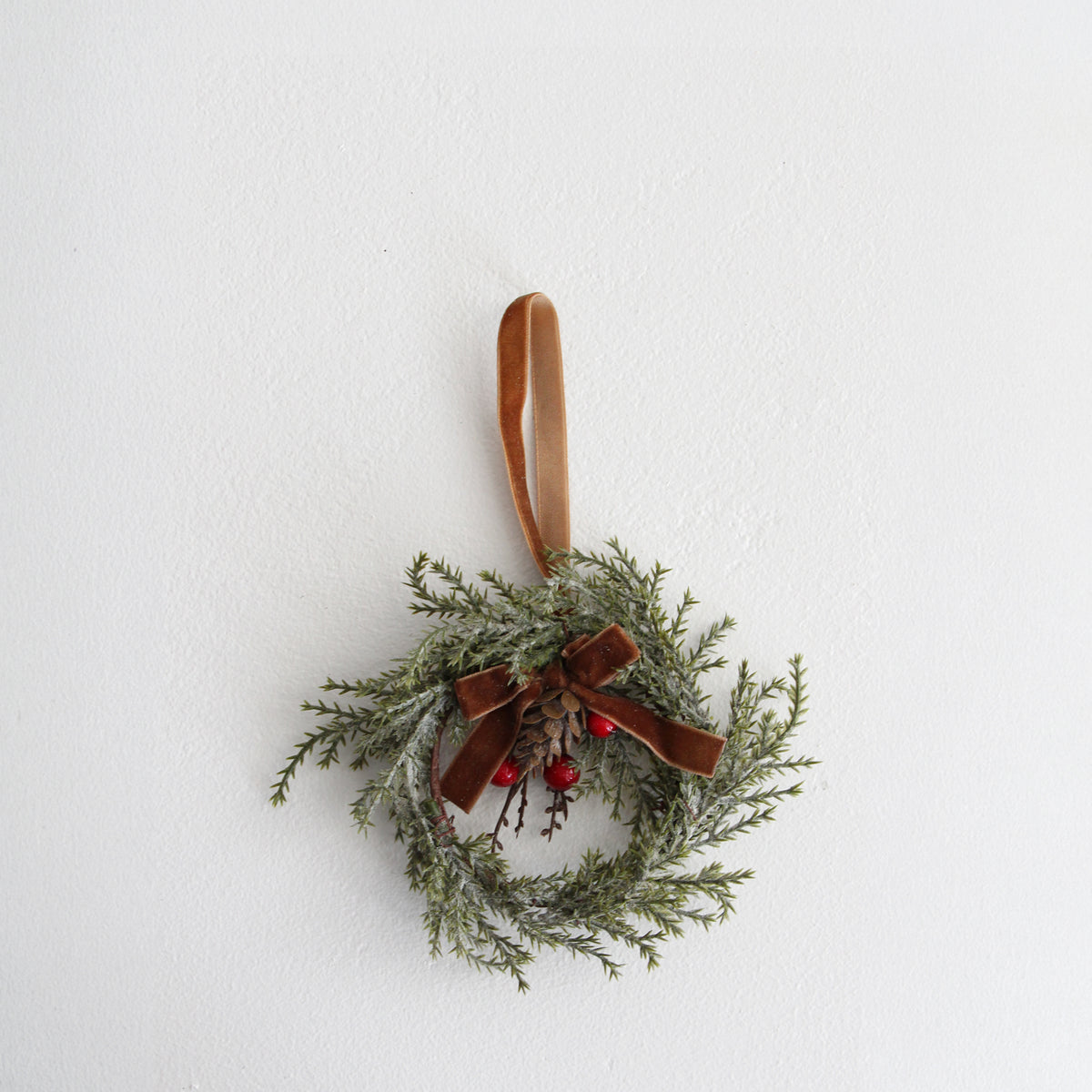 Woodland Mini Wreath - Tobacco