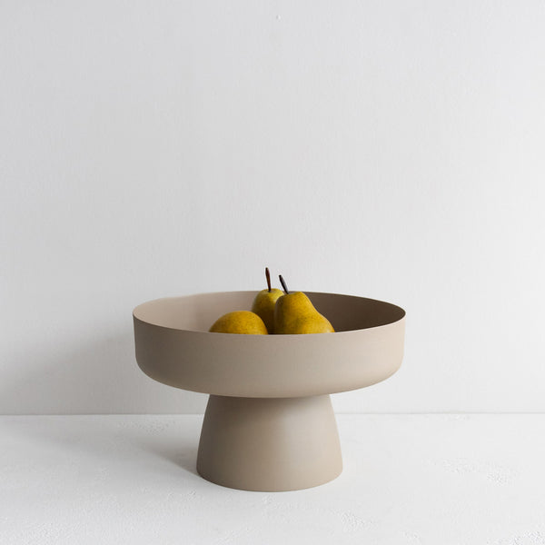 Mona Pedestal Bowl - Latte