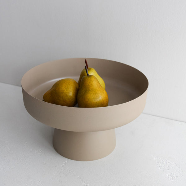 Mona Pedestal Bowl - Latte