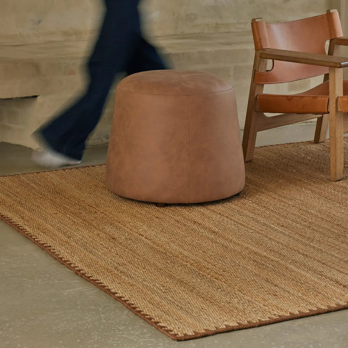 Monroe Floor Rug - Biscuit