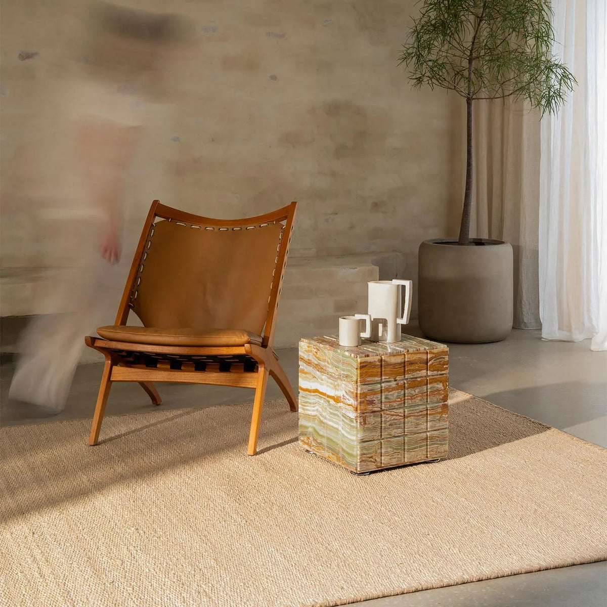 Monroe Floor Rug - Oat