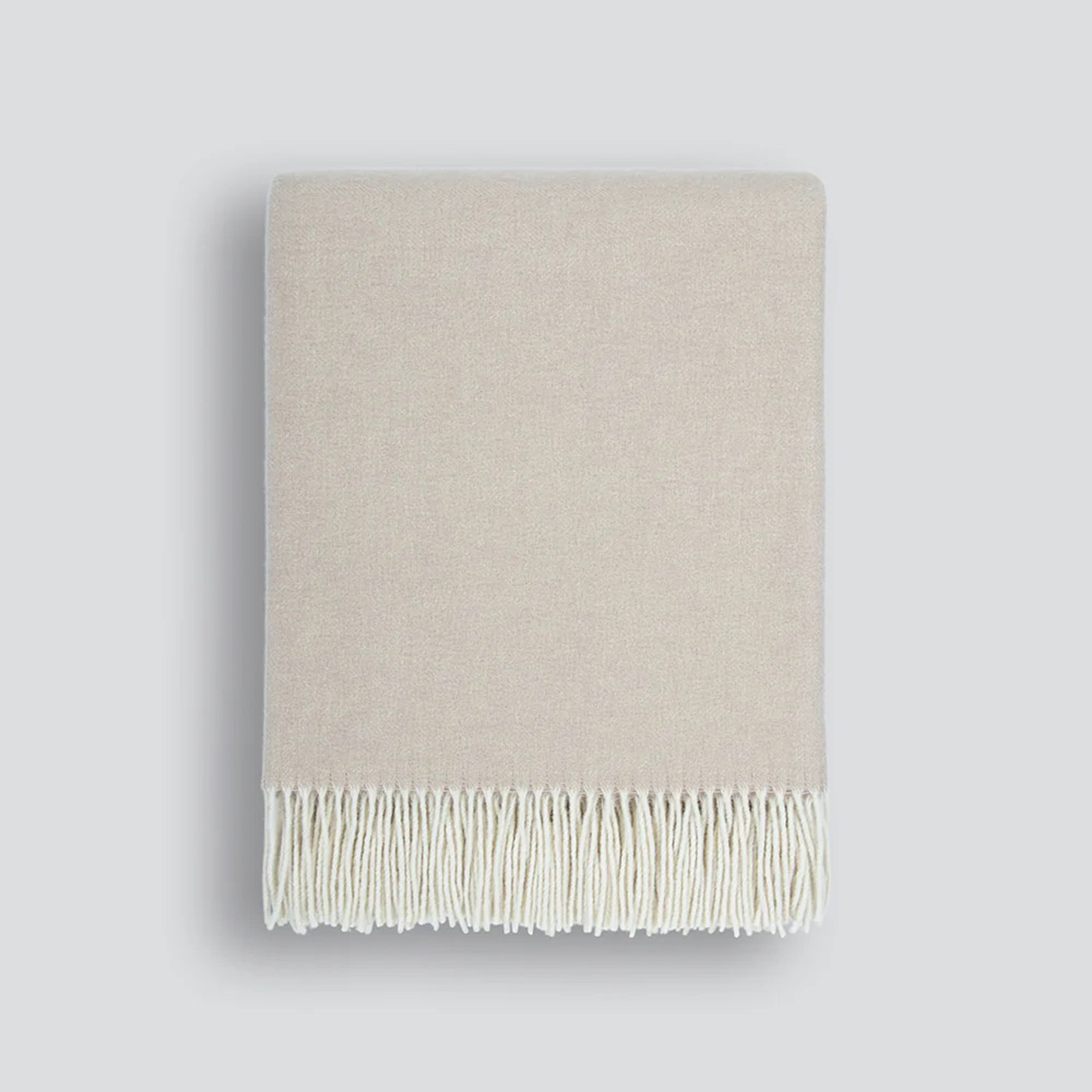 Mosman Merino Throw - Oyster