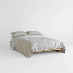 A&C Flax Linen Duvet Cover - Natural