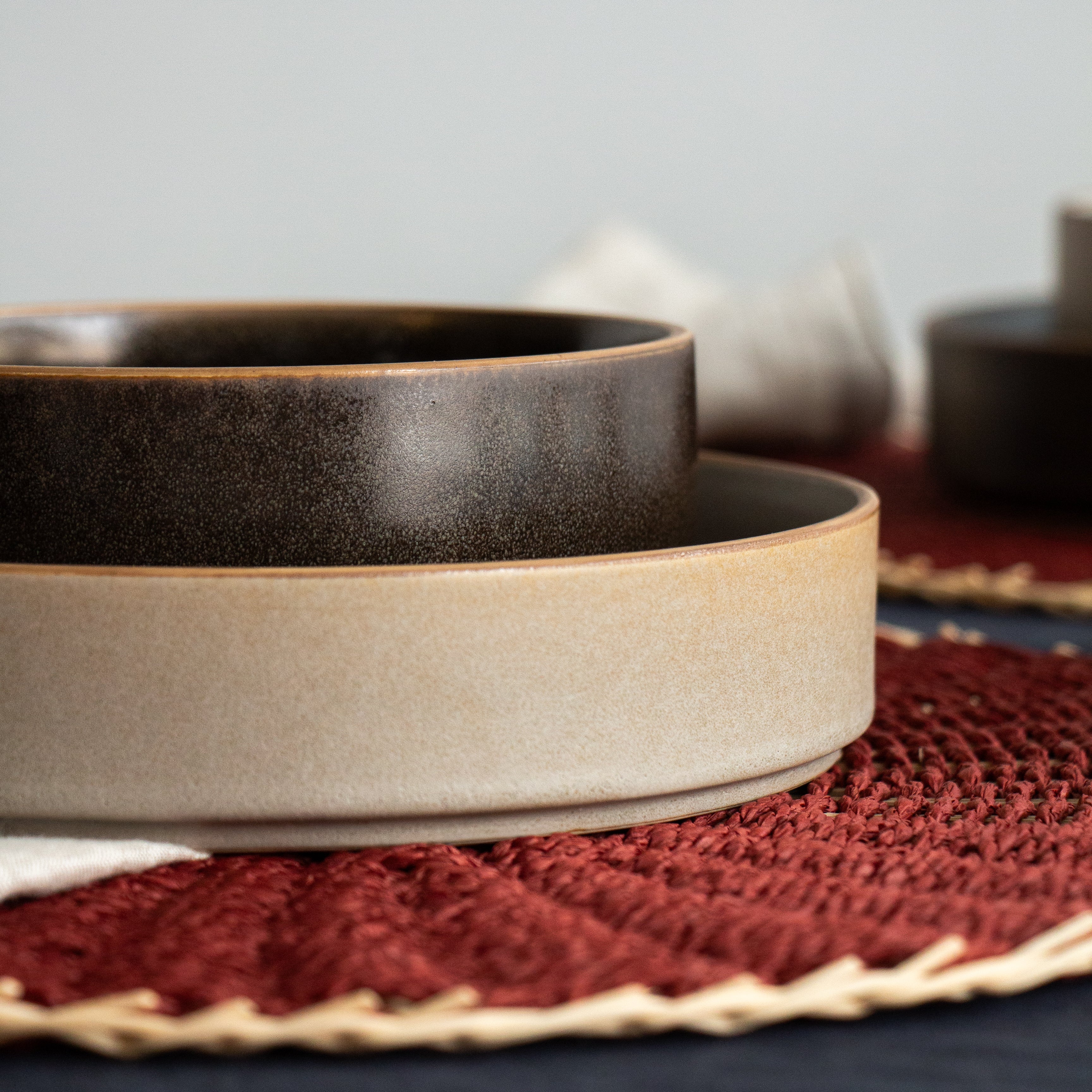 Lotti Raised Bowl - Umber, Small