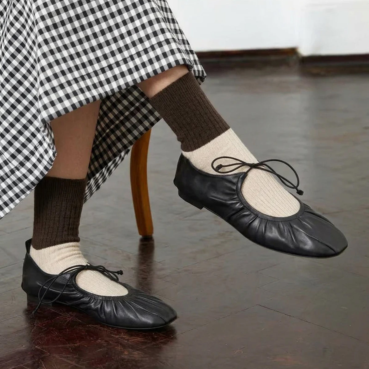 Dunedin Wool Socks - Turkish Coffee & Marshmallow