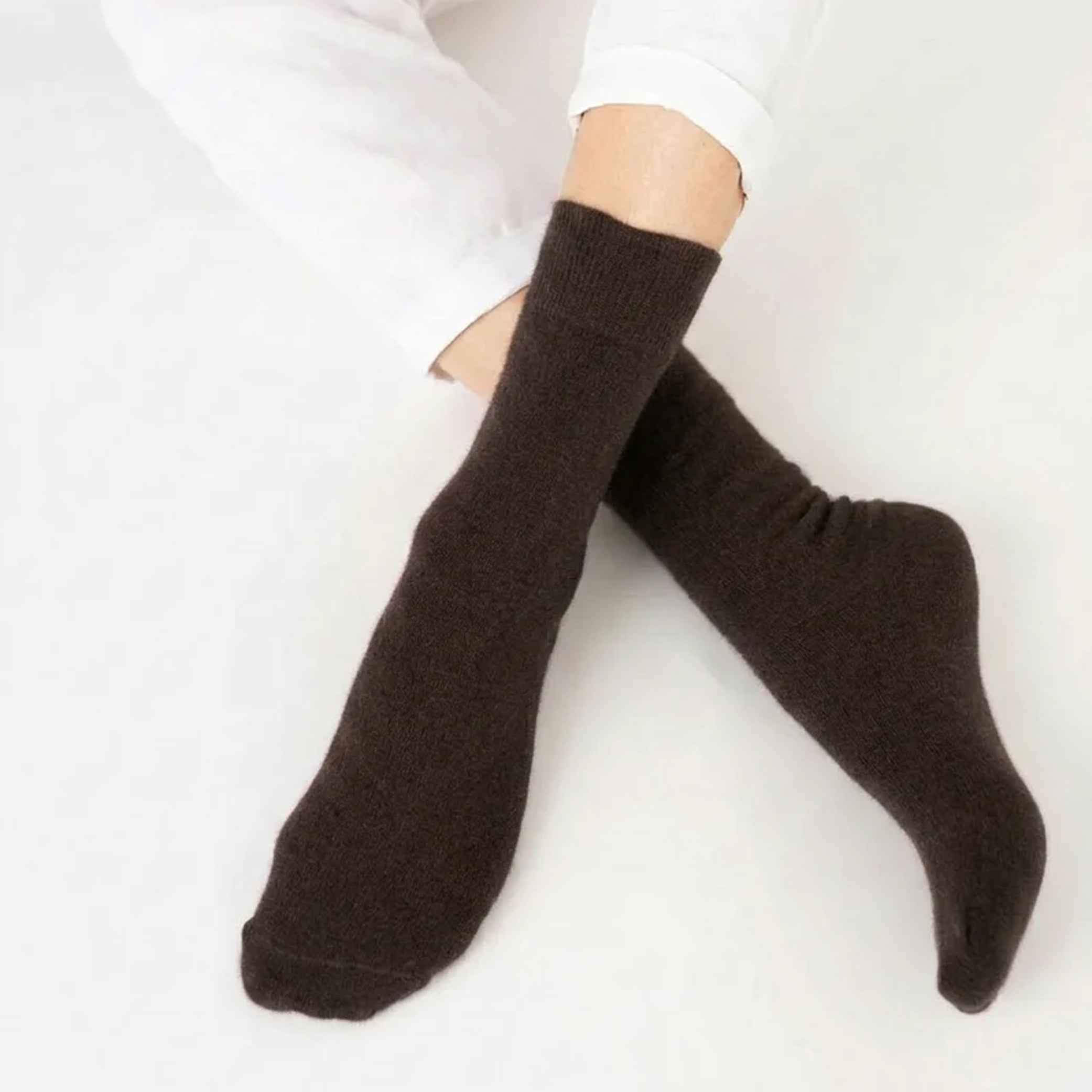 Hamilton Possum Merino Wool Socks - Turkish Coffee