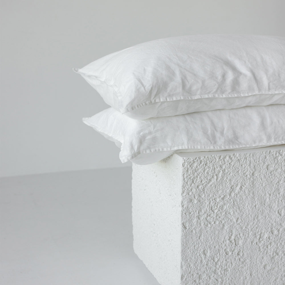 Linen Pillowcases - White